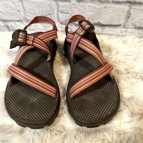 Chaco Z Cloud 2 Red Hiking Sandals Size 10 - Picture 2 of 6